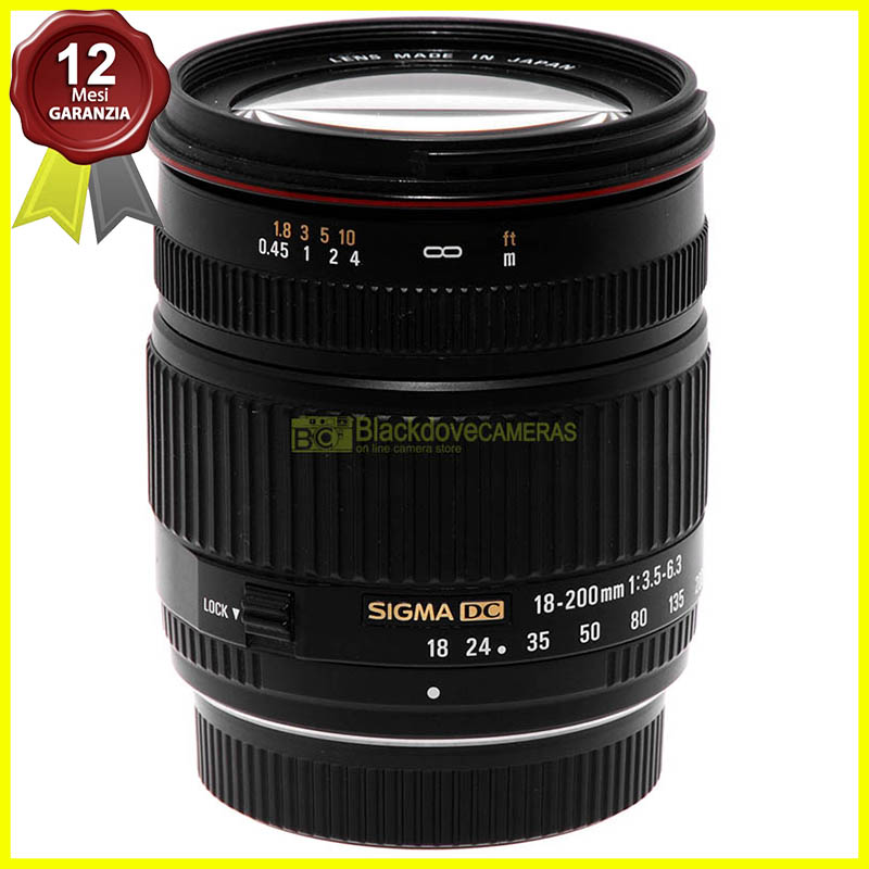 Sigma AF 18/200mm. f3,5-6,3 DC