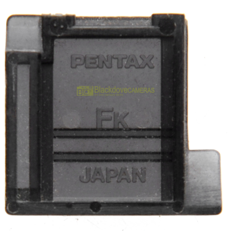 Pentax tappo copri contatti slitta flash, originale. Coperchio slitta accessori.