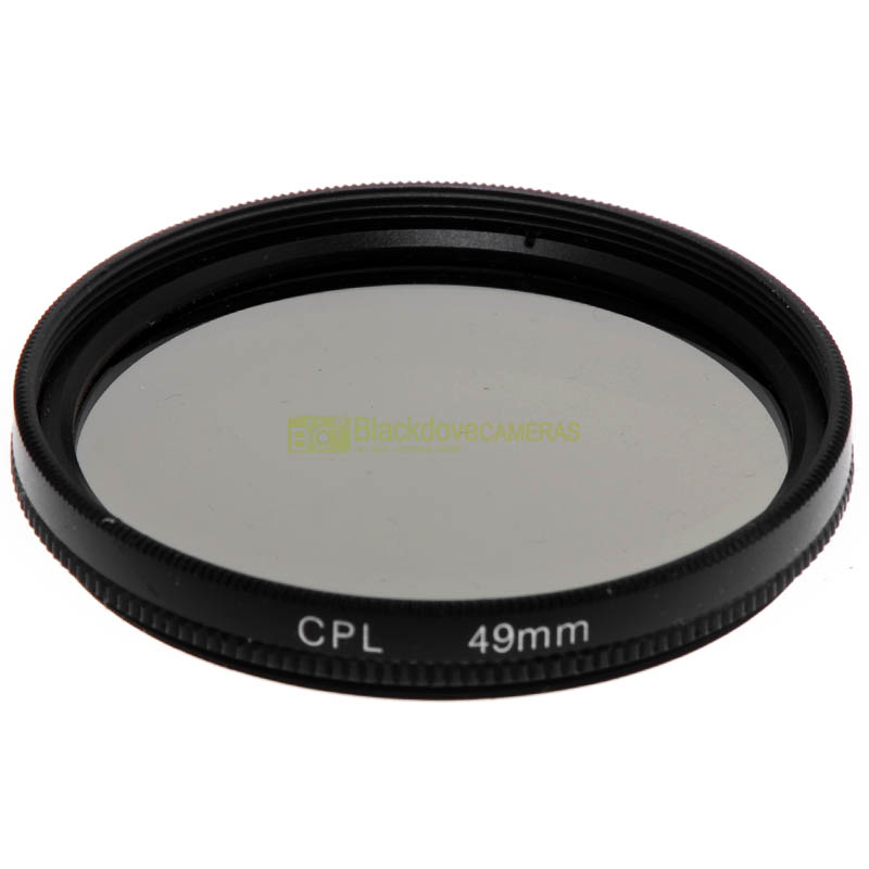 49mm Filtro polarizzatore per obiettivi con vite M49. Polarizer filter