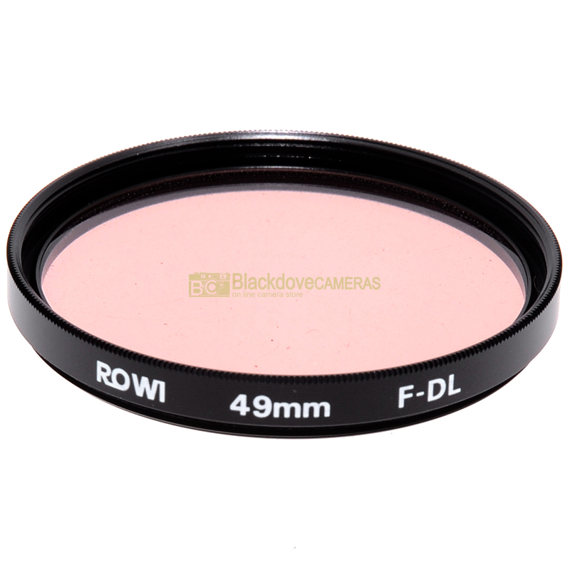 49mm. Filtro di conversione del colore F-DL Rowi innesto a vite M49. lens filter