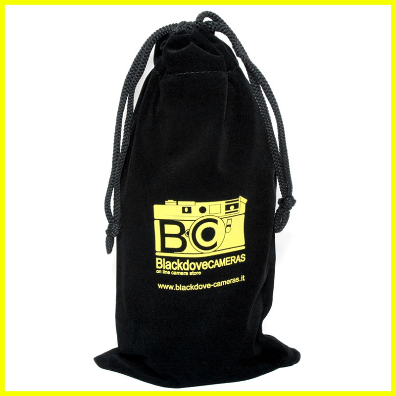 Custodia morbida in velluto Blackdove-Cameras per protezione obiettivi cm 15x30
