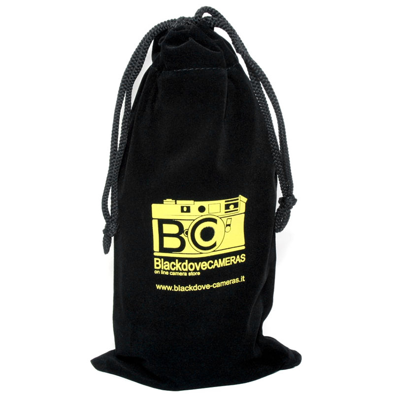 Custodia morbida in velluto Blackdove-Cameras per protezione obiettivi cm 15x30 