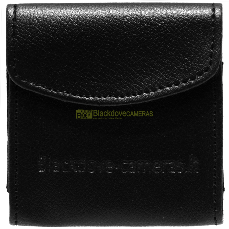 Custodia protettiva per filtri fino a 62mm. In similpelle, interno in velluto.