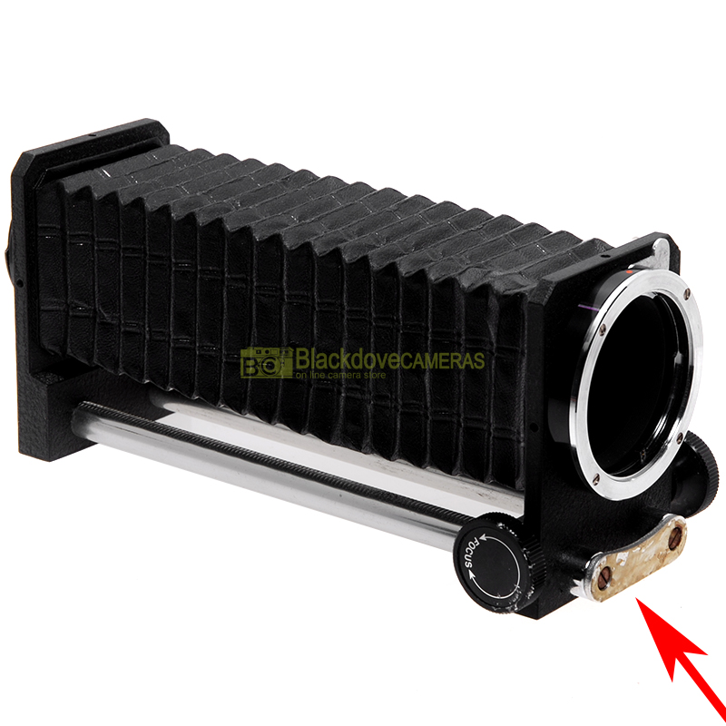 Soffietto compatibile per fotocamere reflex Minolta MC MD. Close-up bellows.