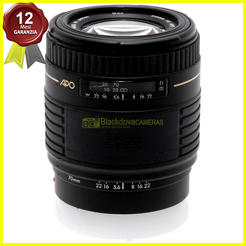 Sigma 70/210mm f4-5,6 APO obiettivo zoom A-mount per fotocamere Sony e Minolta