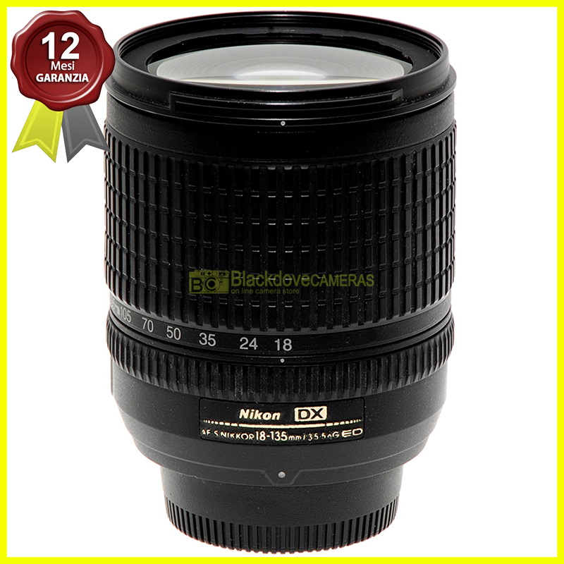 Nikon AF-S 18-135mm f/3.5-5.6 G DX obiettivo zoom per fotocamere digitali usato