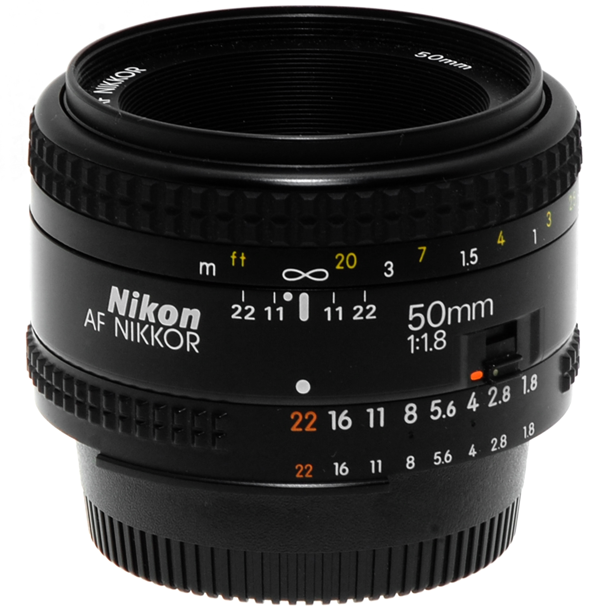 Nikon AF Nikkor 50mm f1,8 Obiettivo autofocus usato per fotocamere Made in Japan