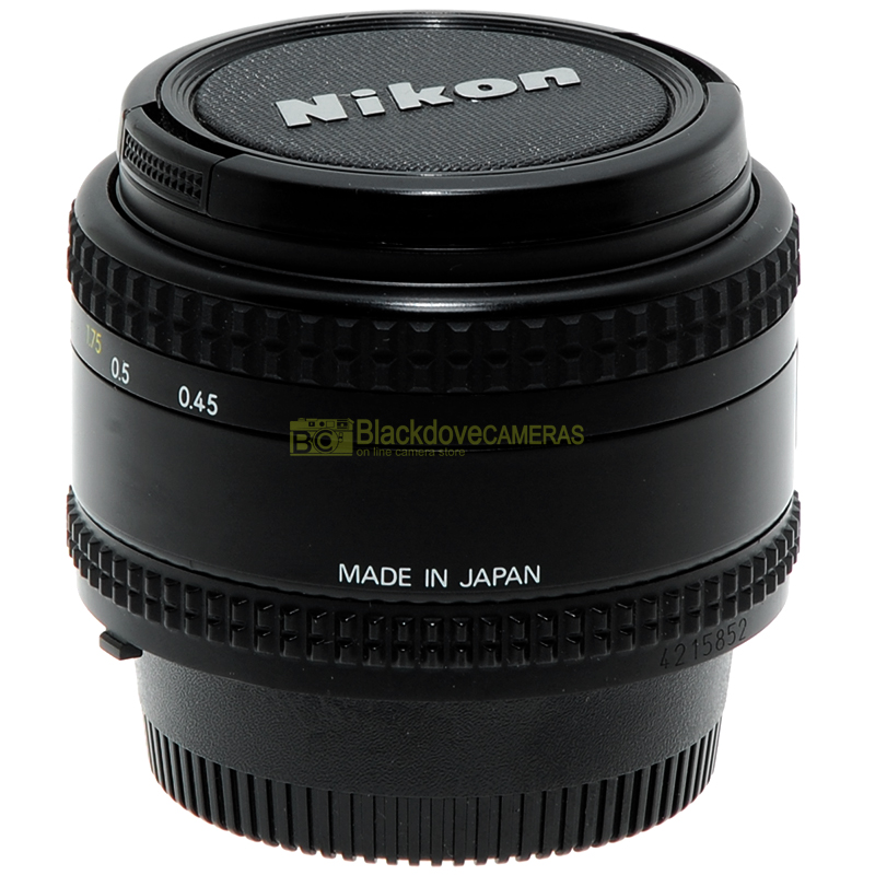 Nikon AF Nikkor 50mm f1,8 Obiettivo autofocus usato per fotocamere Made in Japan