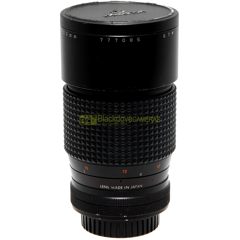 Makinon 200mm f3,3 Tele obiettivo per fotocamere Canon manual focus