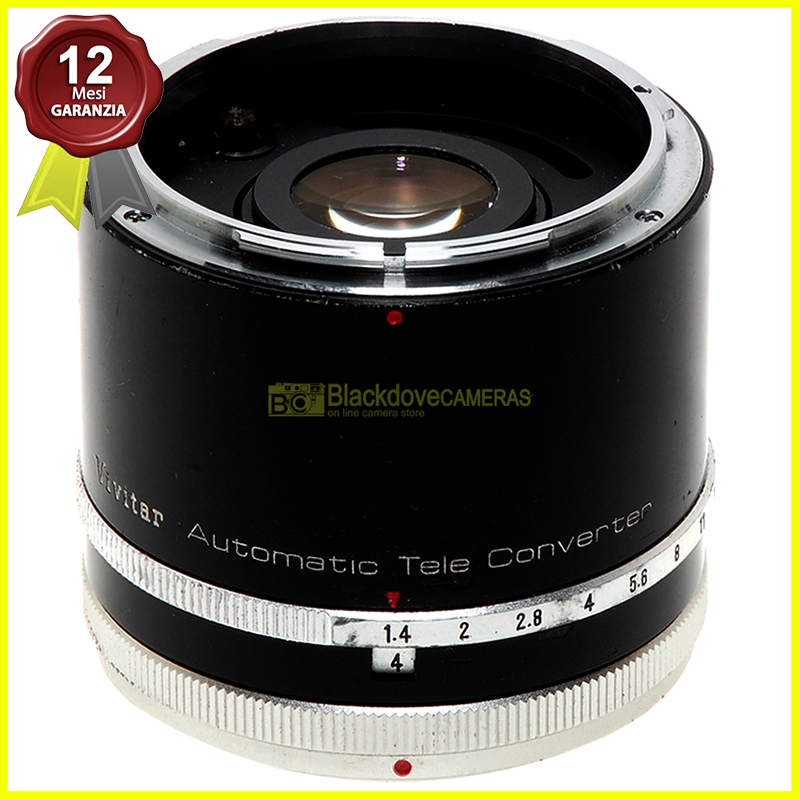 Moltiplicatore di focale 3x Vivitar per fotocamere analogiche Canon manual focusr
