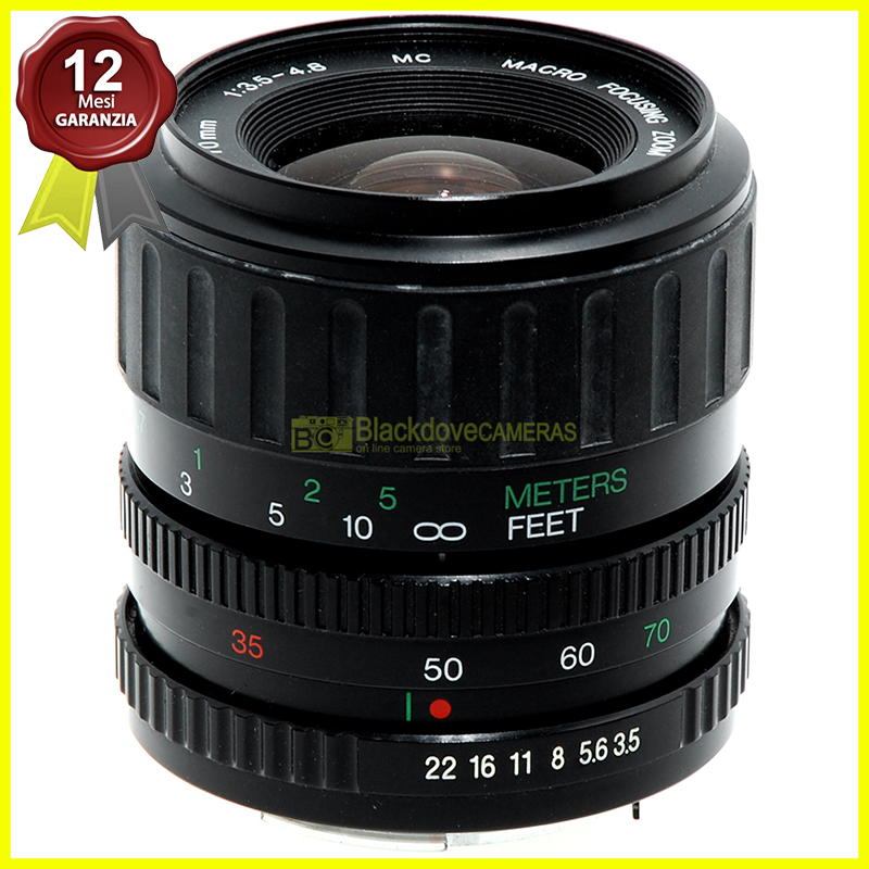 Vivitar MC 35/70mm f3,5-4,8 Macro focus obiettivo per fotocamere reflex Pentax K