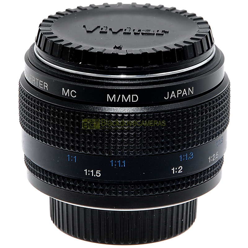 Moltiplicatore di focale 2x Vivitar MACRO focusing per Minolta MD. Telescopico.