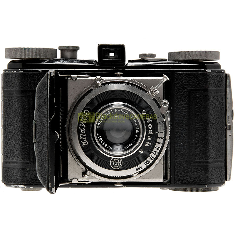 Fotocamera vintage a soffietto Kodak Retina 118 con Schneider Xenar 5cm f3,5