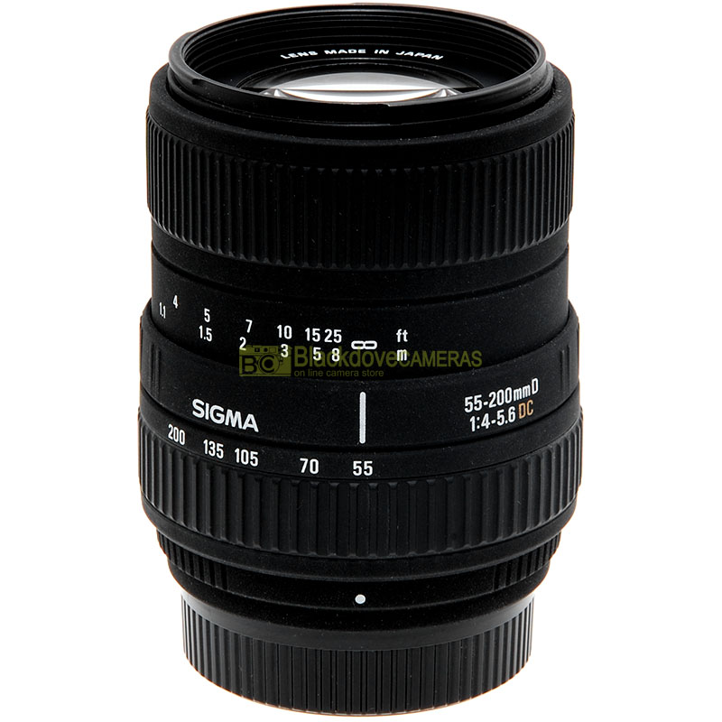 Sigma AF 55/200mm f4-5,6 DC front