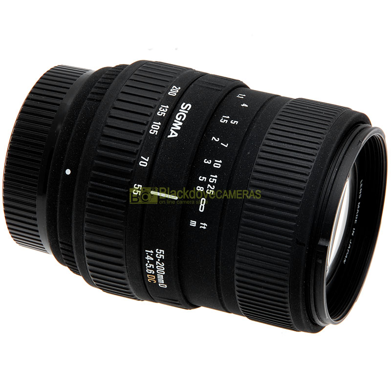 Sigma AF 55/200mm f4-5,6 DC front