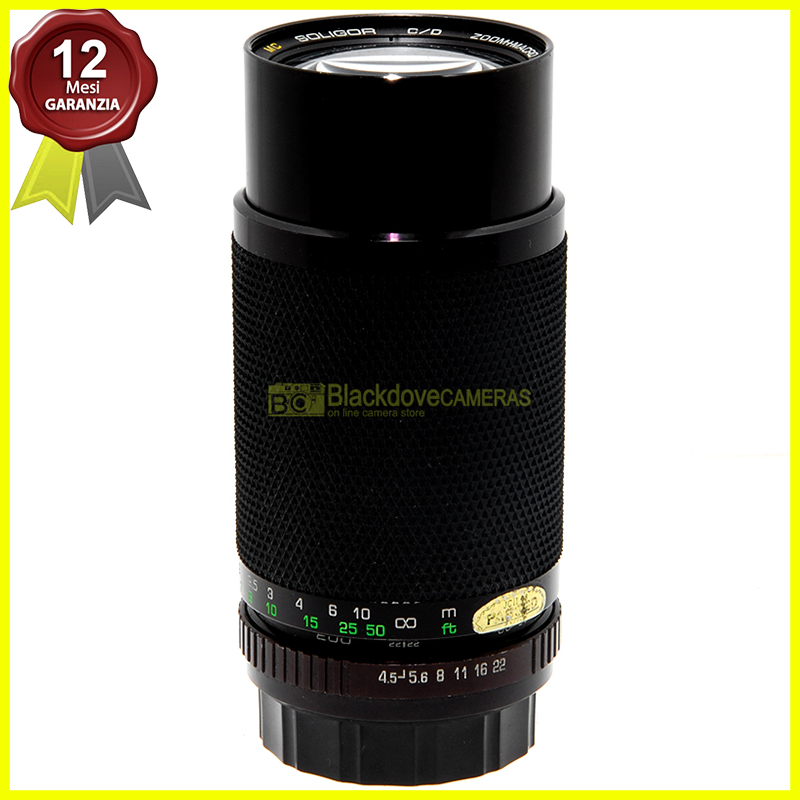 Soligor 80/200mm f4,5 Macro obiettivo per fotocamere Rollei Rolleiflex 35mm