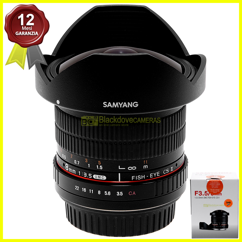 Samyang 8mm. f3,5 UMC Fish Eye CS II