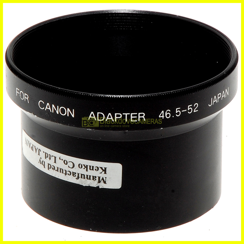 Kenko adapter 46.5-52 mm per fotocamere Canon per fotocamere Powershot G1 e G2