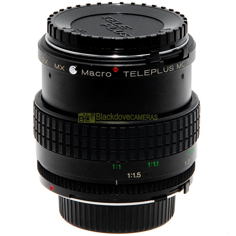 Moltiplicatore di focale 2x Kenko MC7 MX MACRO per Minolta MD. Telescopico.