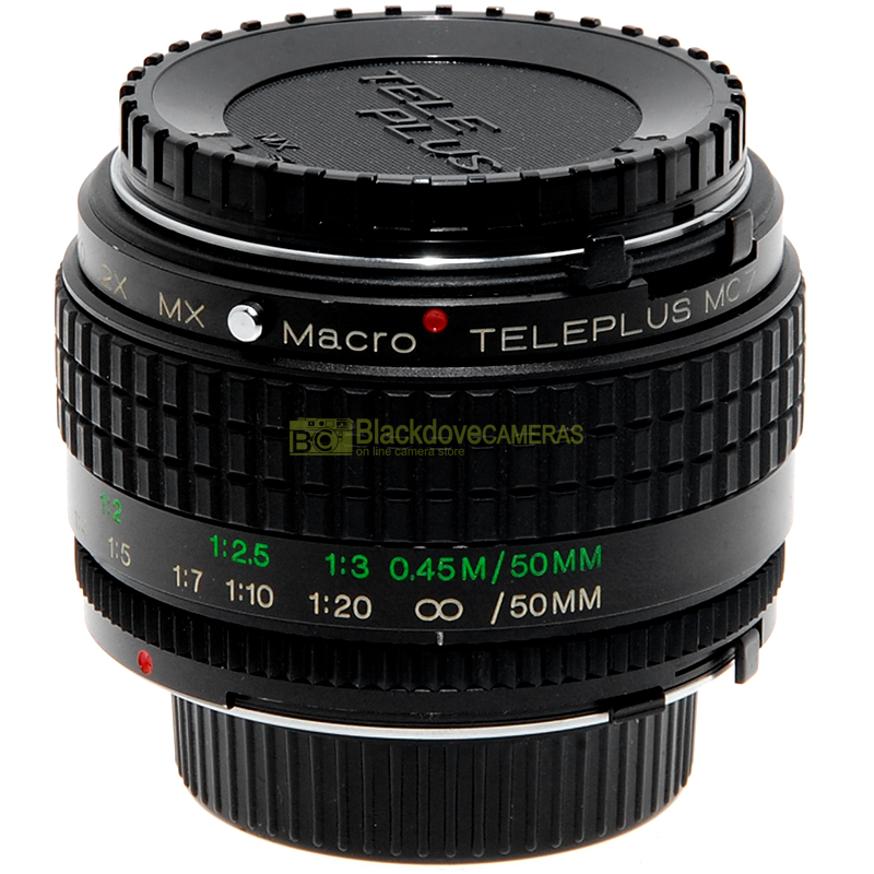 Moltiplicatore di focale 2x Kenko MC7 MX MACRO per Minolta MD. Telescopico.