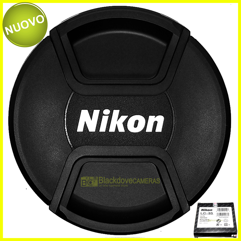 Nikon LC-95 tappo copriobiettivo anteriore 95mm. ORIGINALE. LC95 lens cover.