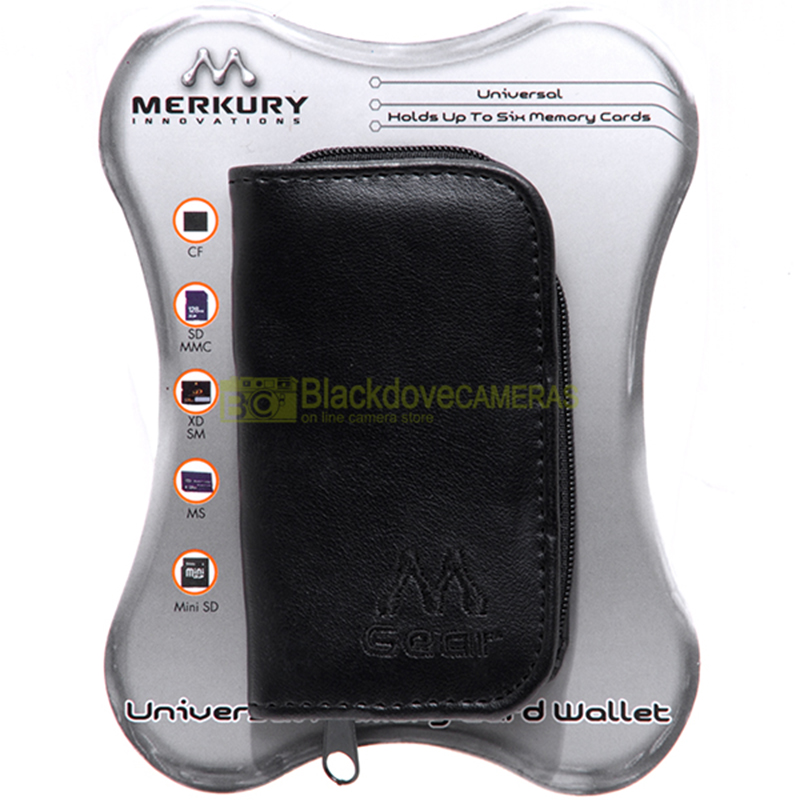Mercury MI-MW Universal Memory Card Wallet. Custodia per 6 schede di memoria.