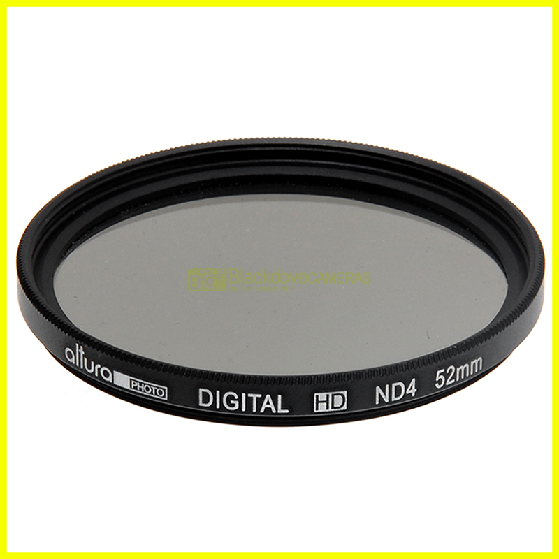 52mm. Neutral Density ND4 Altura Photo Digital HD screw filter M52. ND filter
