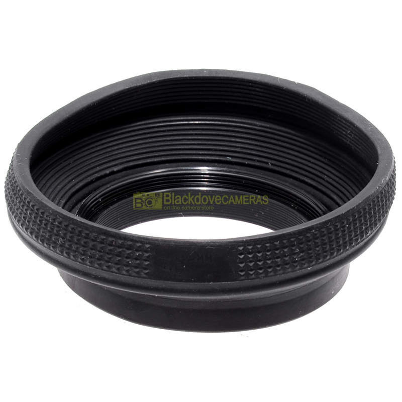 Paraluce ripiegabile in gomma universale per obiettivi, innesto a vite M48 48mm.