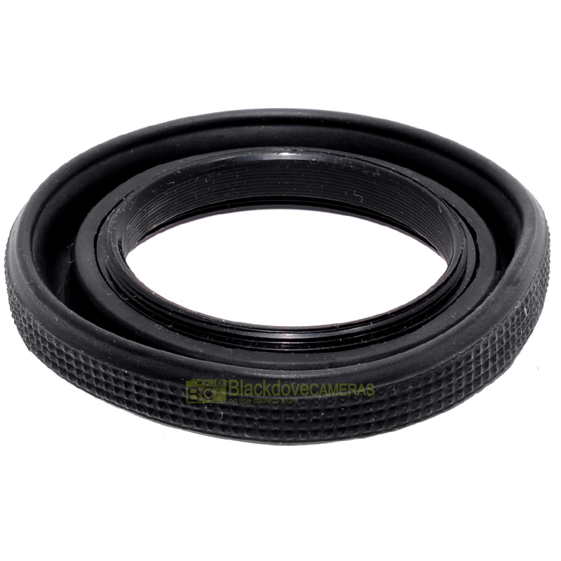 Paraluce ripiegabile in gomma universale per obiettivi, innesto a vite M48 48mm.
