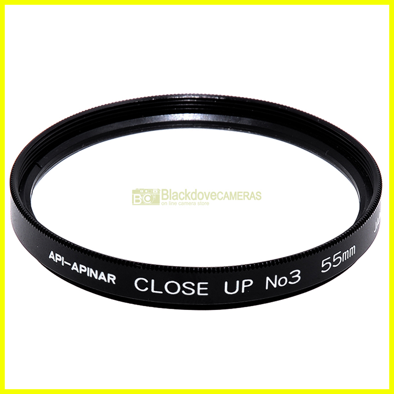 55mm. aggiuntivo macro No3 Api Apinar per obiettivi a vite M55 Closeup lens.