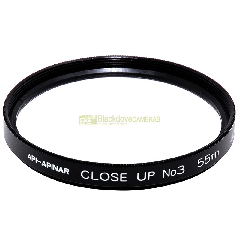 55mm. aggiuntivo macro No3 Api Apinar per obiettivi a vite M55 Closeup lens.