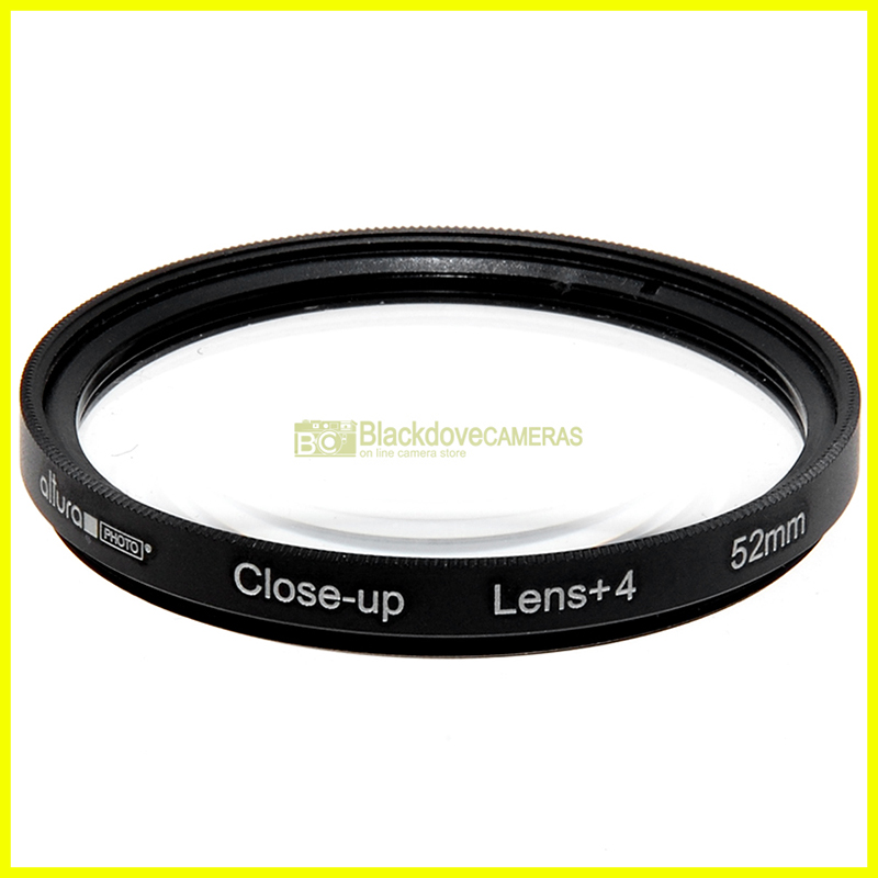 52mm. aggiuntivo macro +4 Altura Photo per obiettivi a vite M52 Closeup lens.
