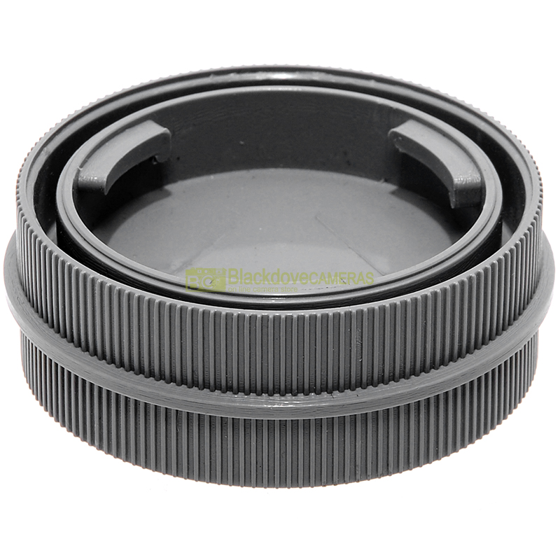 Leica tappo doppio originale in plastica per obiettivi Leica R.