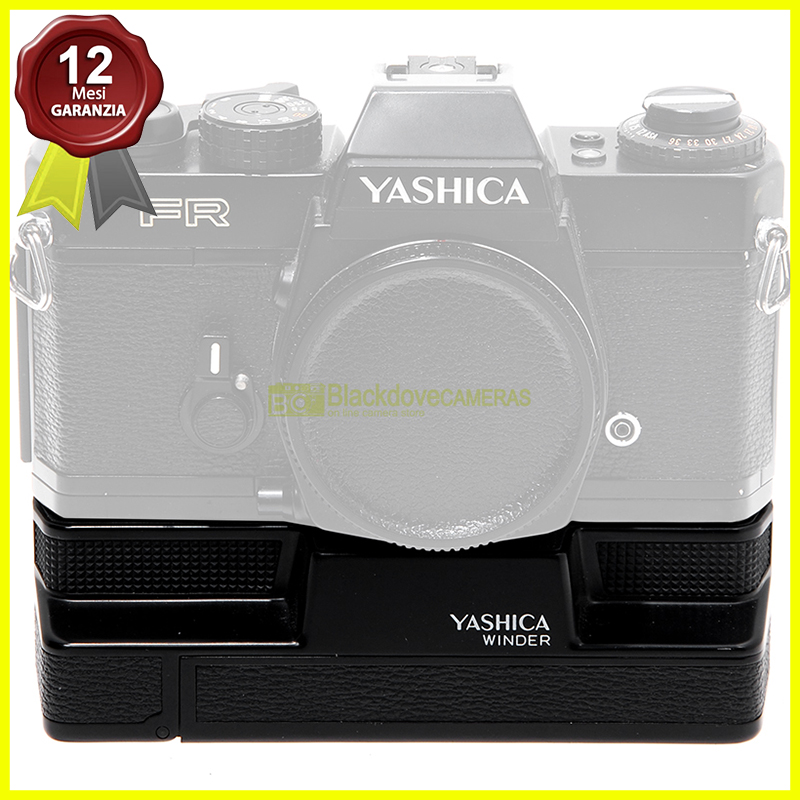 Bobinadora Yashica FR. Motor de accionamiento para cámaras réflex de película de la serie FR