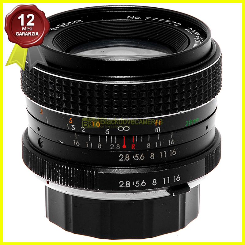 Obiettivo grandangolare JC Penney 28mm. f2,8 MC