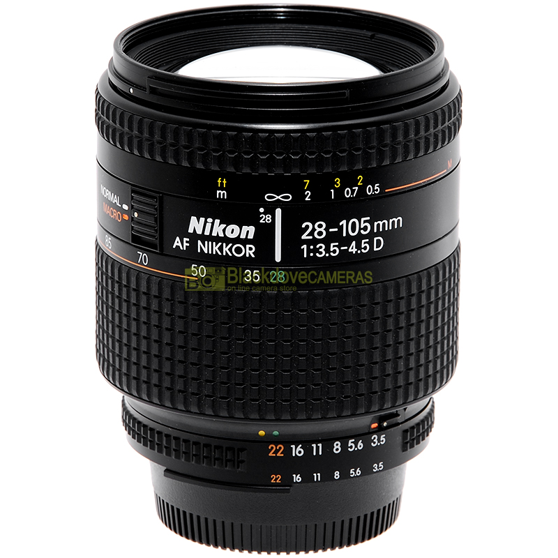 Obiettivo Nikon AF-D Nikkor 28/105mm f3,5-4,5 macro usato per fotocamere reflex