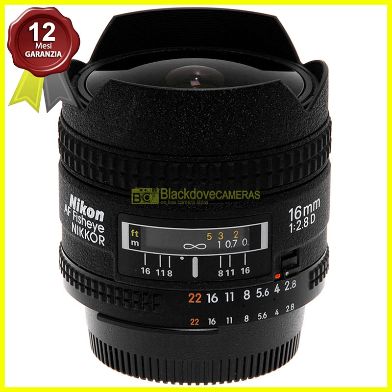 Nikon AF-D Fisheye Nikkor 16mm. f2,8