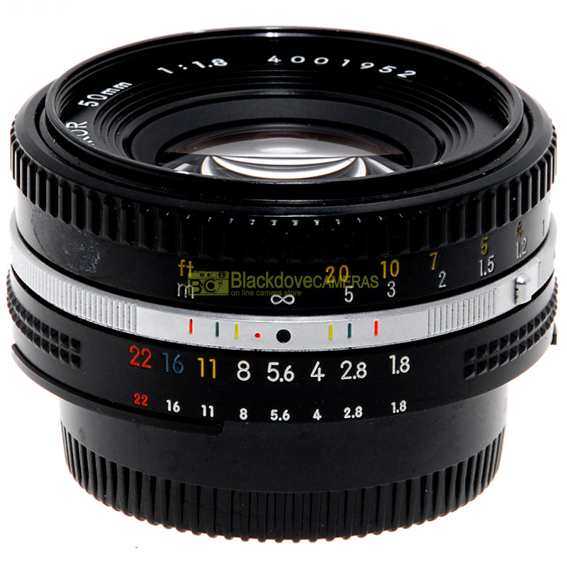 Obiettivo Nikon AI-S 50mm. f1,8 front