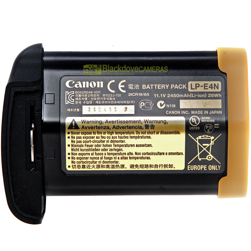 Canon LP-E4N batteria per 1D x 1Ds Mark III 1D Mark IV 1D Mark III. Originale!