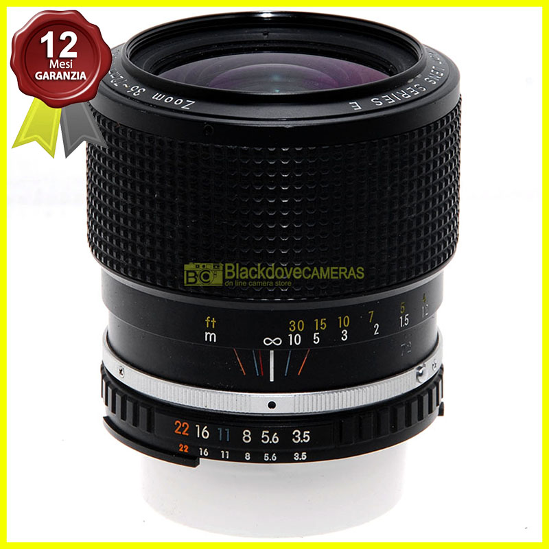 Nikon AI 36/72mm. f3,5 Obiettivo zoom per fotocamere reflex a pellicola. Usato.