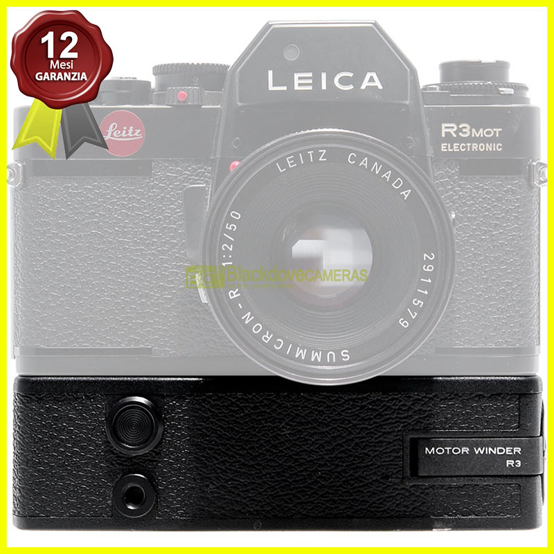 Motore Leica Motor Winder R3. Motore per fotocamere reflex a pellicola R-3