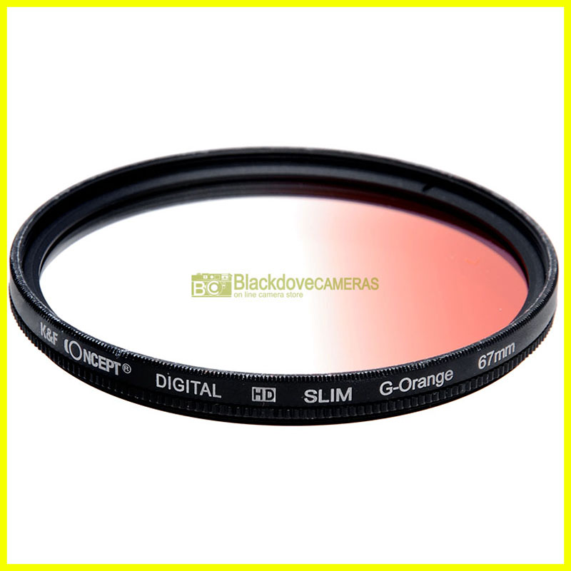 67mm Filtro Graduated Orange HD Slim Digital K&F Concept per obiettivi M67