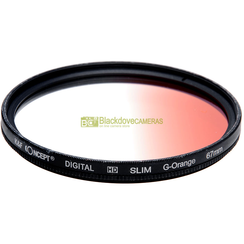 67mm Filtro Graduated Orange HD Slim Digital K&F Concept per obiettivi M67