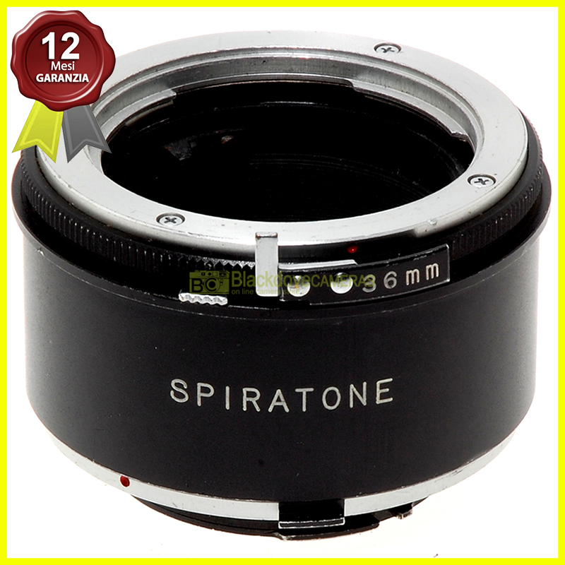 Anello macro Close-up 36mm. Spiratone. Tubo prolungaper fotocamere Minolta MC-MD