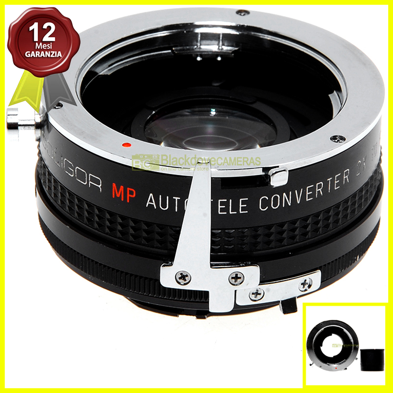 Moltiplicatore di focale 2x scomponibile - Tubo prolunga Closeup Soligor per Minolta MD e MC