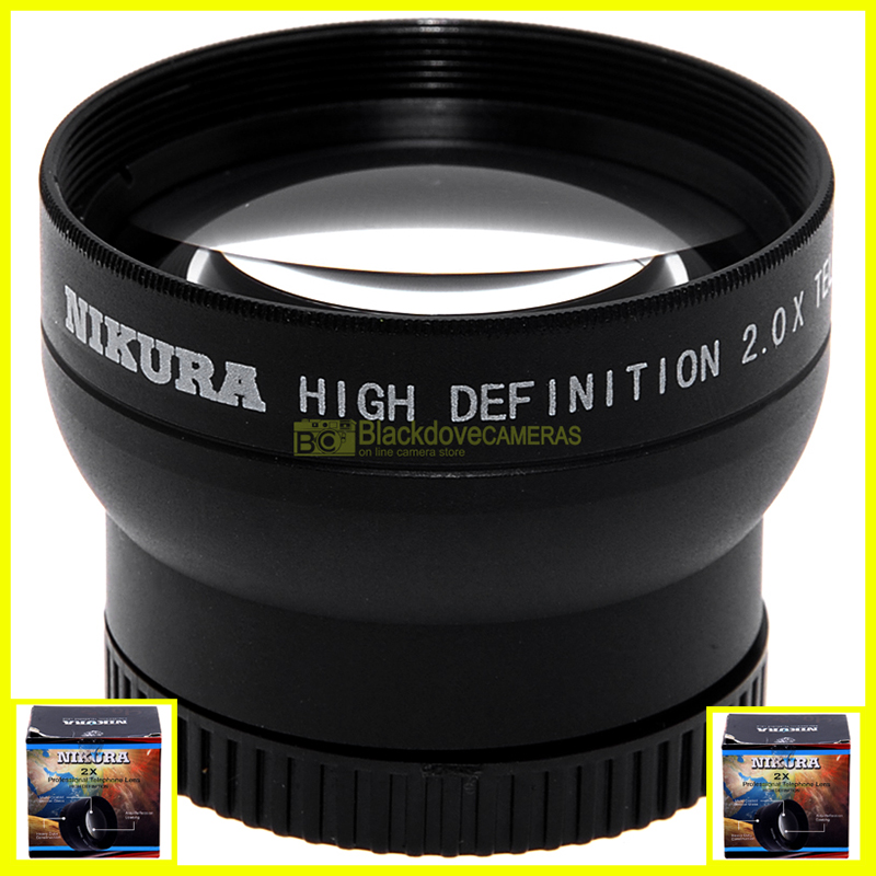 Nikora Aggiuntivo Tele photo lens 2x per obiettivi con diametro filtri 40,5mm