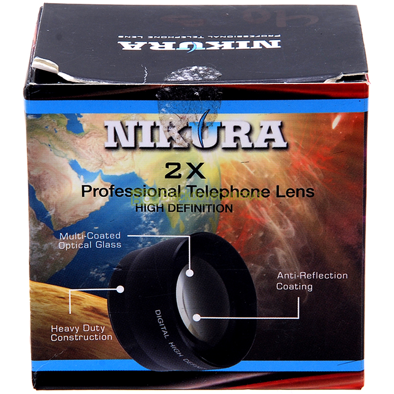 Nikora Aggiuntivo Tele photo lens 2x per obiettivi con diametro filtri 40,5mm