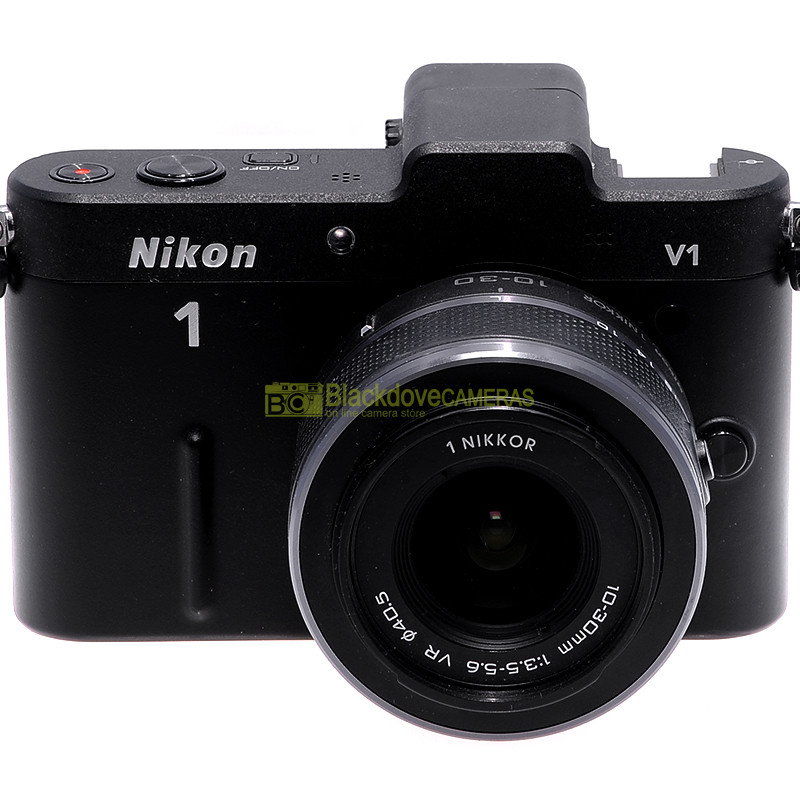 Fotocamera Nikon 1 V1 black fotocamera digitale mirrorless con zoom 10/30mm VR