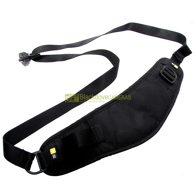 Tracolla larga imbottita Case logic per fotocamere. Innesto vite treppiede. Nero