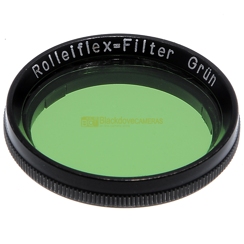 Filtro verde Rollei Grun per biottica. Genuine Rolleiflex green filter bayonet I